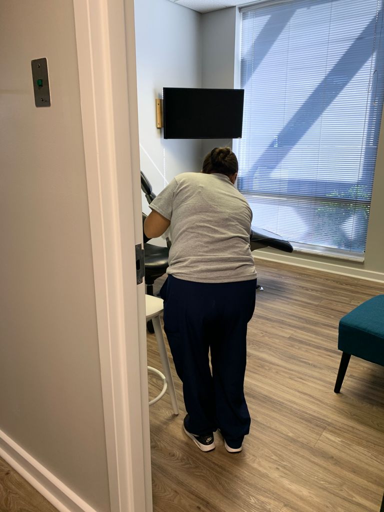 Commercial office cleaning
